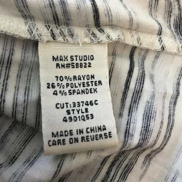 Max Studio Womens Long Dress Maxi V Neck Sleeveless Rayon Blend Size M New - Picture 11 of 12